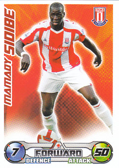 Mamady Sidibe Stoke City 2008/09 Topps Match Attax #267